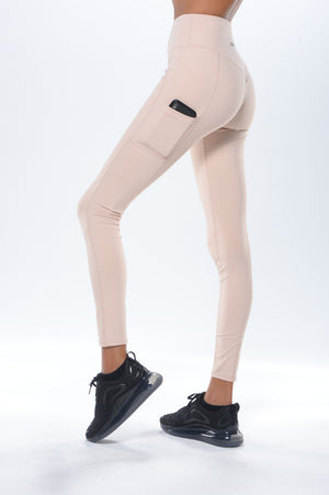 Performance Leggings - Blush Pink
