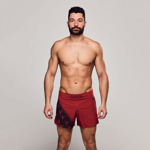 Workout Shorts- Red