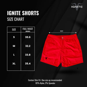 Ignite Shorts - Red