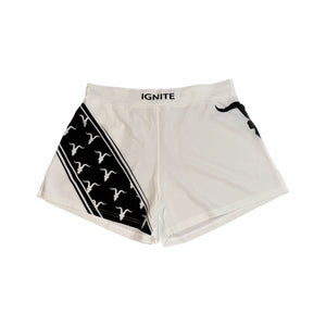 Workout Shorts- White