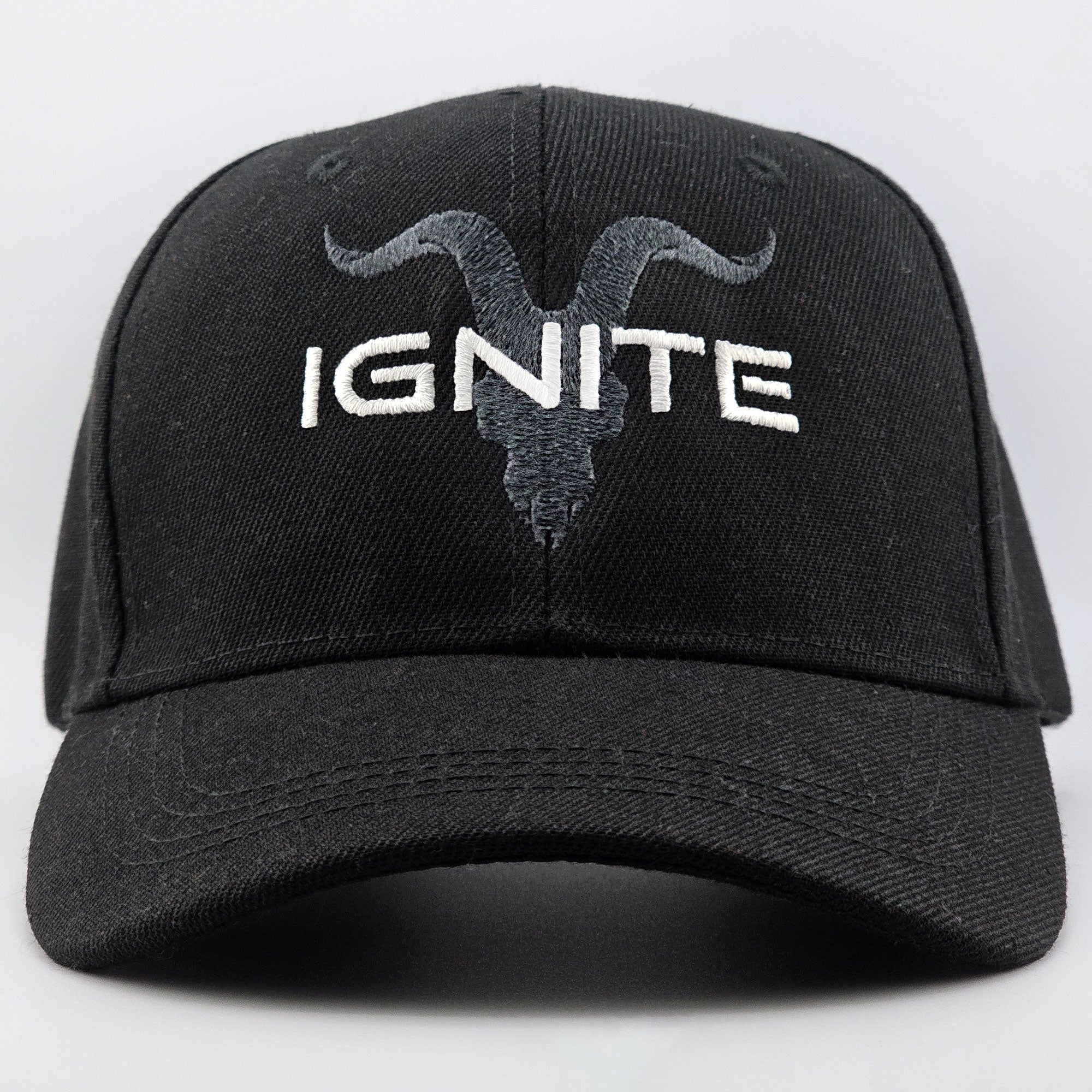 Black Velcro YLYW Hat - IGNITE Black Velcro YLYW Hat - IGNITE