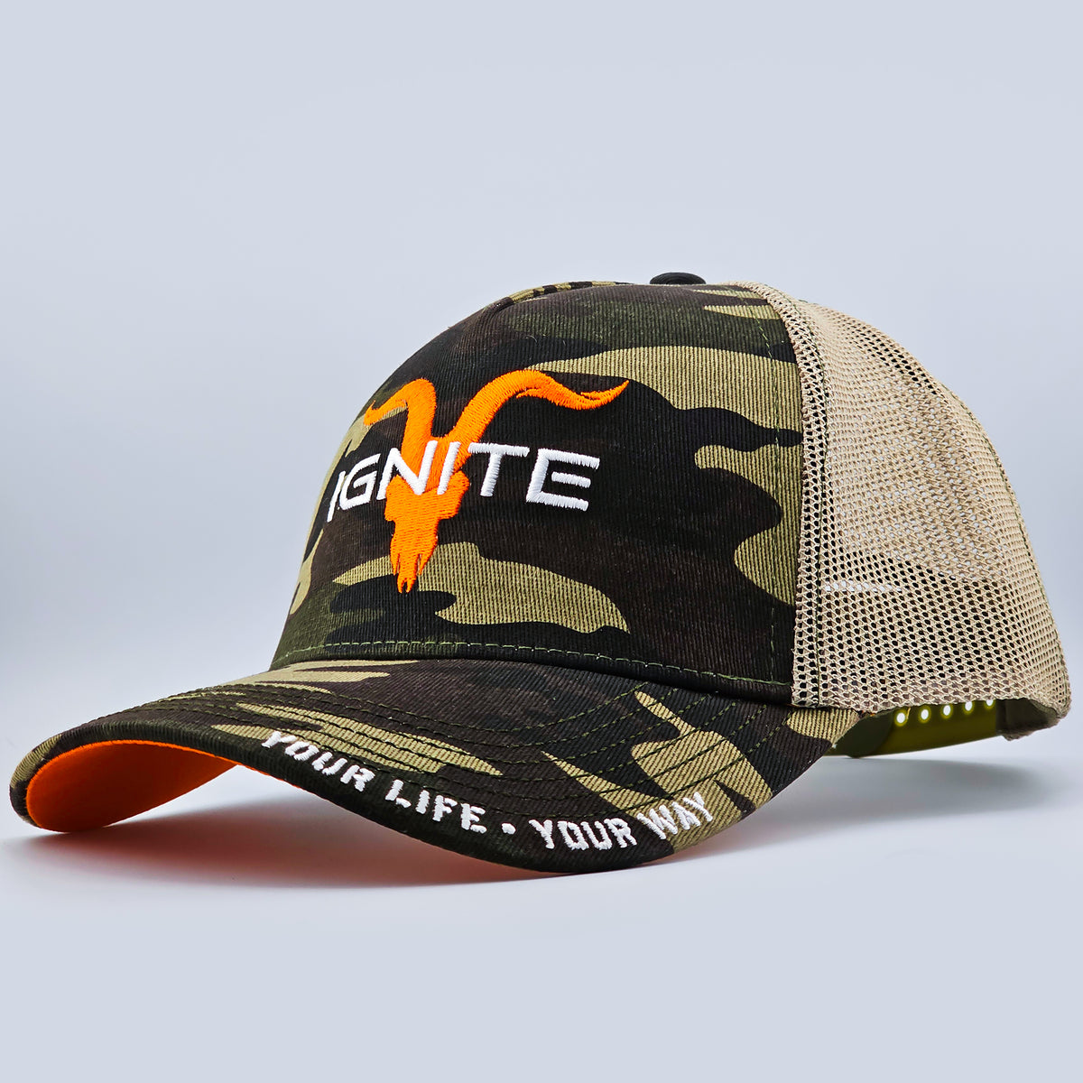 Ignite Camouflage Snapback Hat