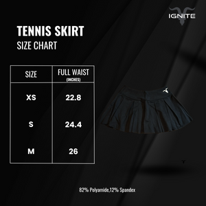 Tennis Skirt- Black