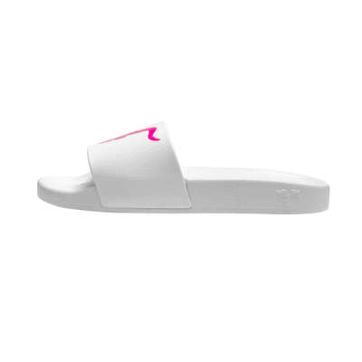 Black and best sale white pink slides