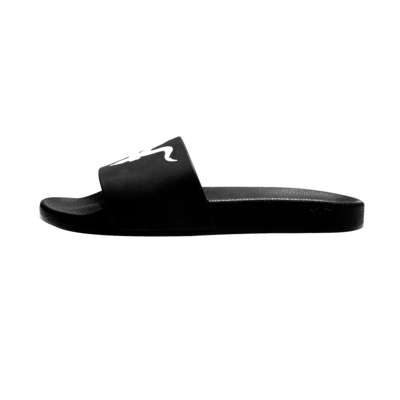 Black discount white slides