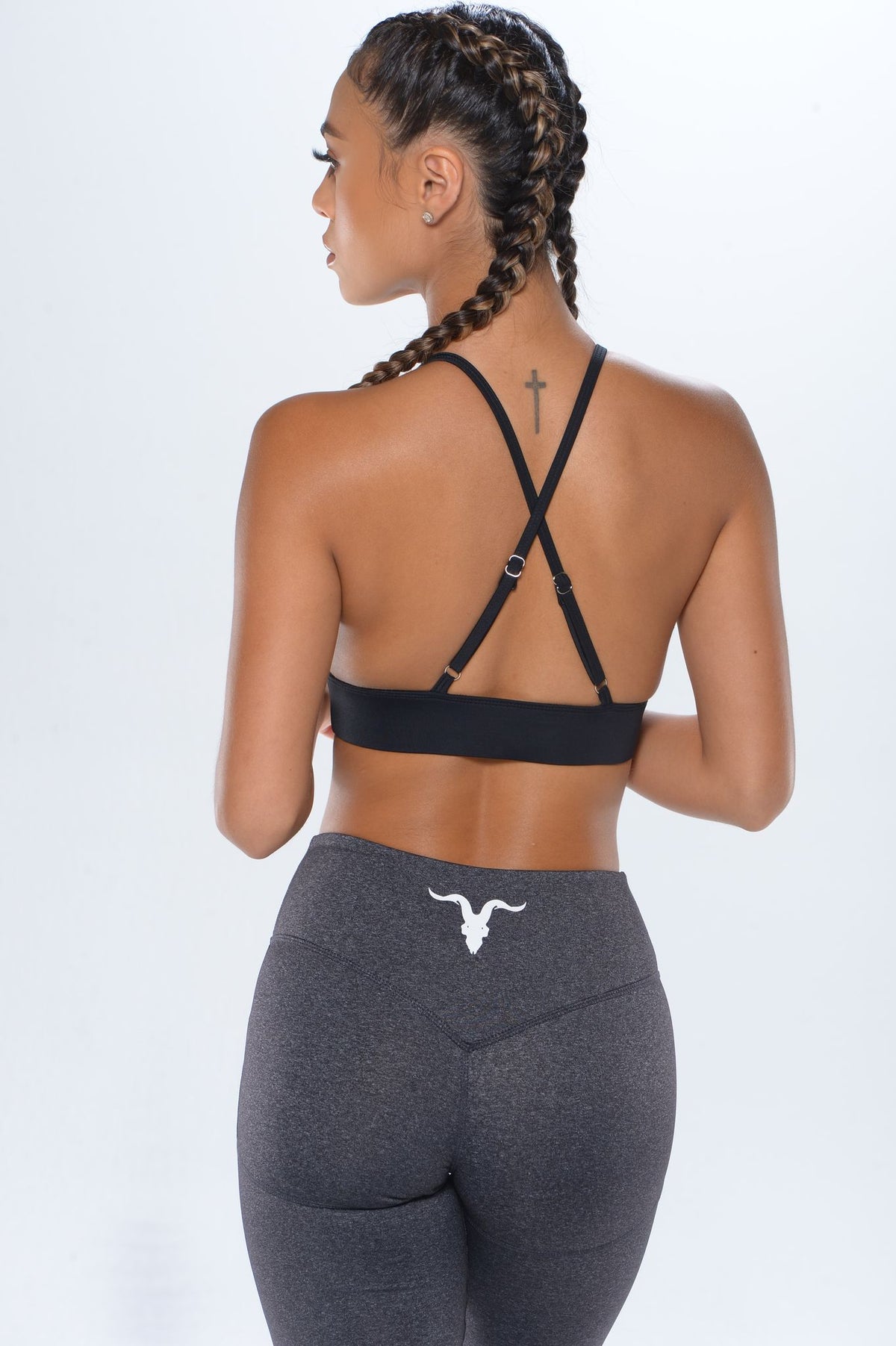 Mid-Rise Leggings - Charcoal