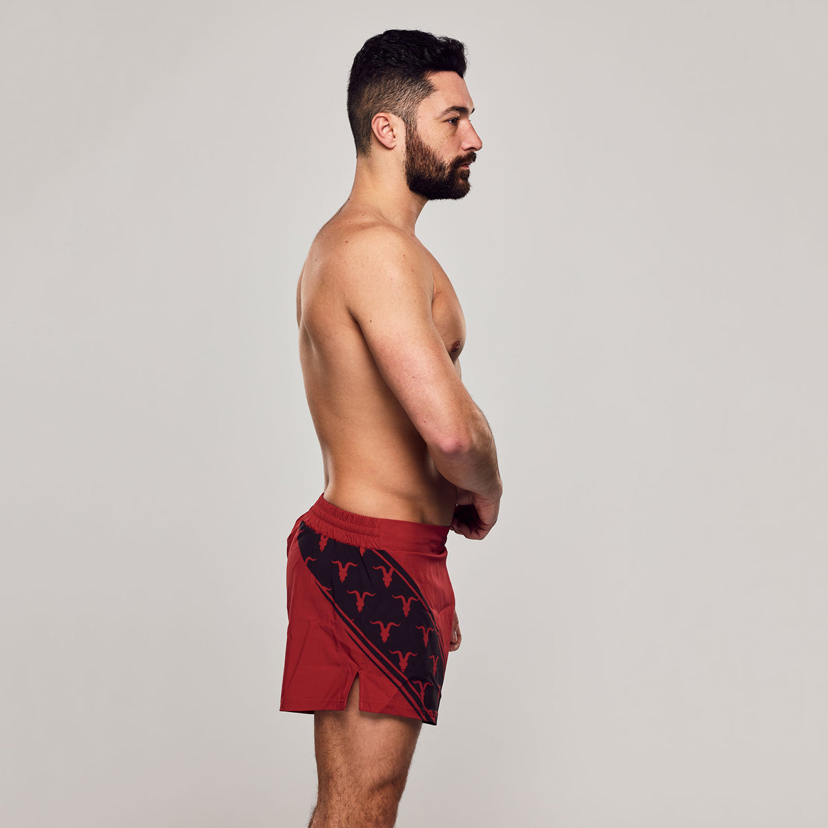 Workout Shorts- Red