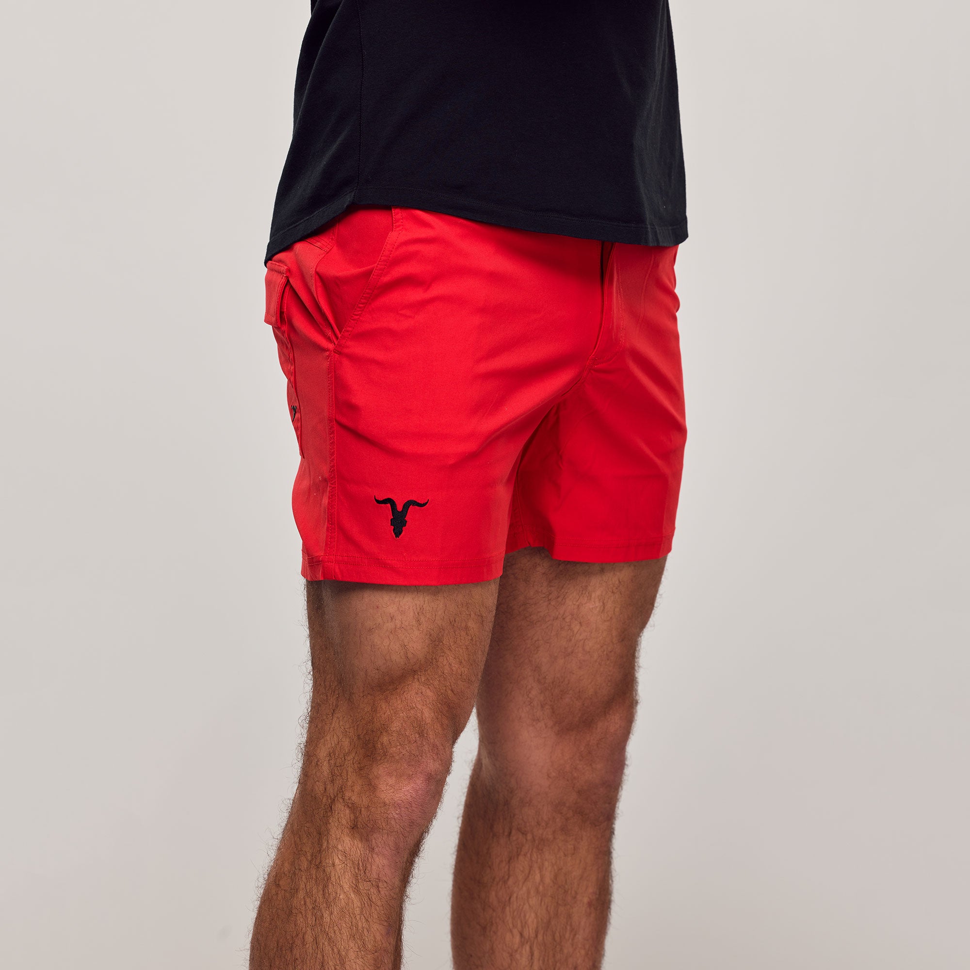Men's Athletic Shorts in Red