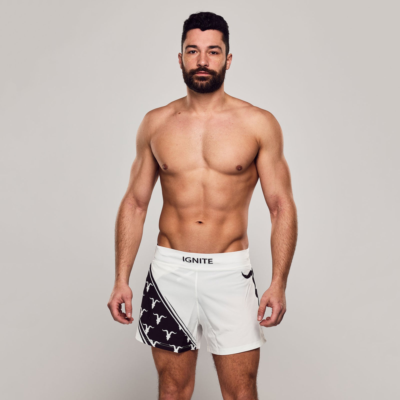 Workout Shorts- White