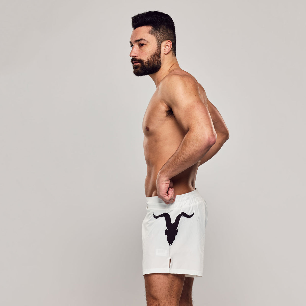 Workout Shorts- White